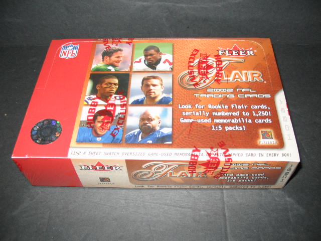2002 Fleer Flair Football Box (Hobby)