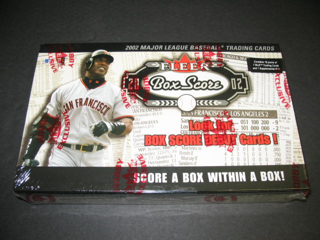 2002 Fleer Box Score Baseball Box (Hobby)