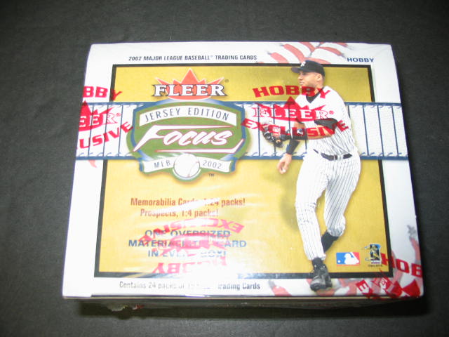 2002 Fleer Focus Baseball Jersey Edition Box (Hobby)