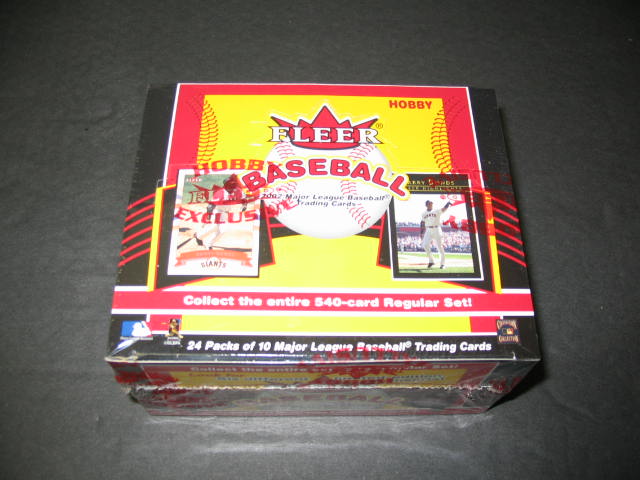 2002 Fleer Baseball Box (Hobby)