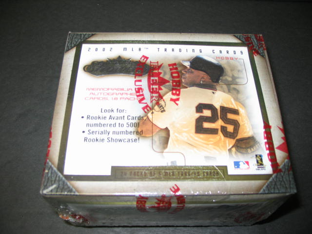 2002 Fleer Showcase Baseball Box (Hobby)