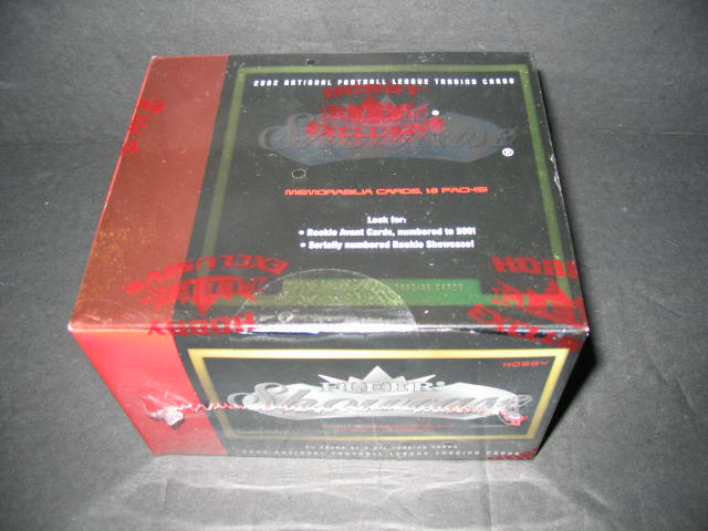 2002 Fleer Showcase Football Box (Hobby)