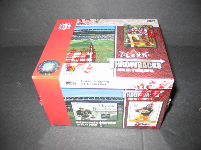 2002 Fleer Throwbacks Football Box (Hobby)