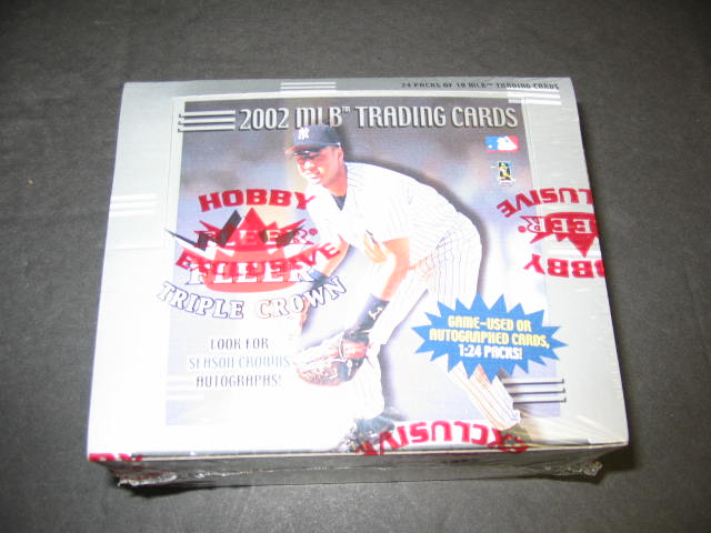 2002 Fleer Triple Crown Baseball Box (Hobby)