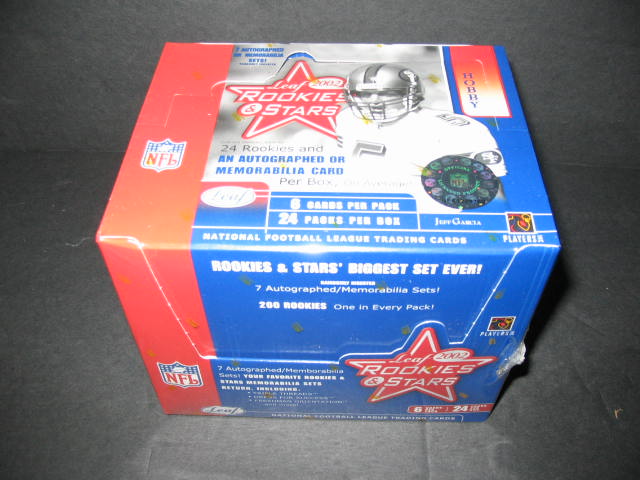 2002 Leaf Rookies & Stars Football Box (Hobby)