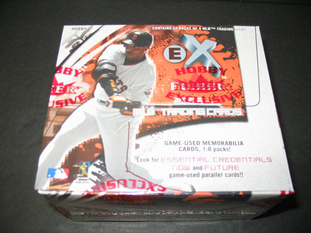 2002 Fleer E-X Baseball Box (Hobby)