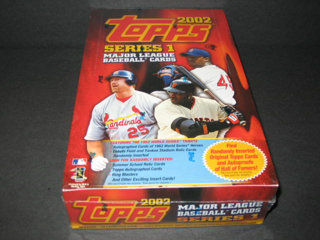 2002 Topps Baseball Series 1 Box (Hobby)