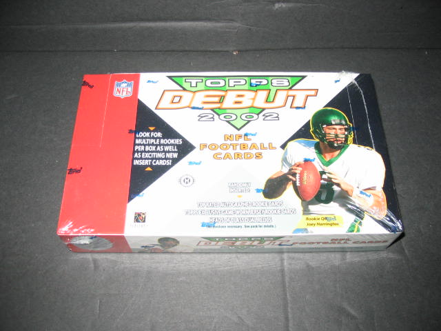 2002 Topps Debut Football Box (Hobby)