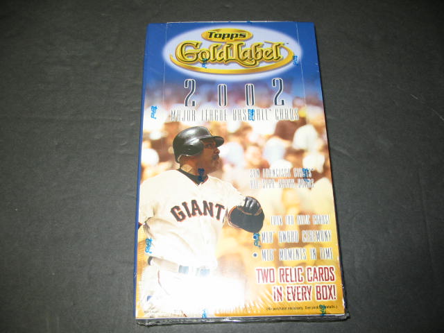 2002 Topps Gold Label Baseball Box (Hobby)