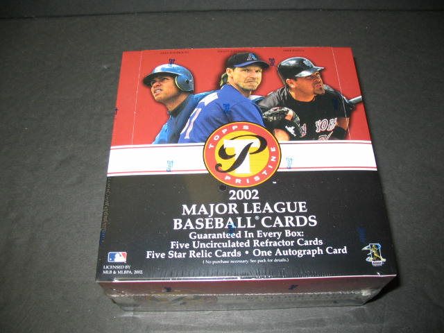 2002 Topps Pristine Baseball Box (Hobby)