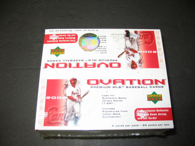 2002 Upper Deck Ovation Baseball Box (Hobby)