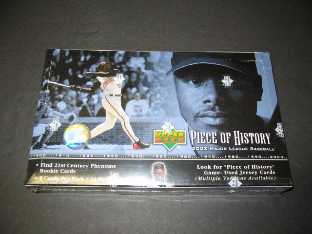 2002 Upper Deck Piece of History Baseball Box (Hobby)