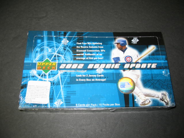 2002 Upper Deck Rookie Update Baseball Box (Hobby)