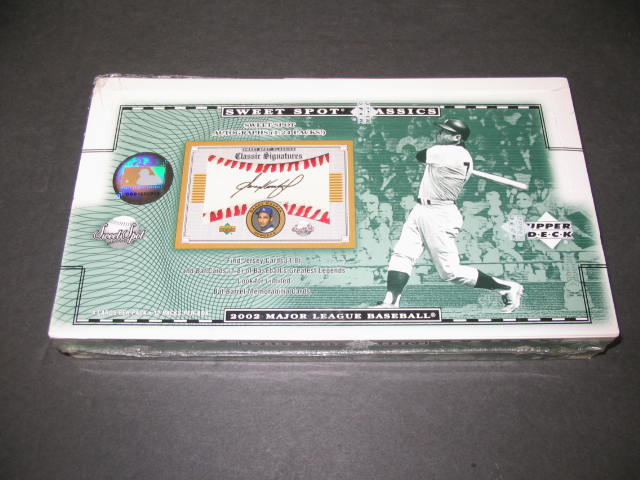 2002 Upper Deck Sweet Spot Classics Baseball Box (Hobby)