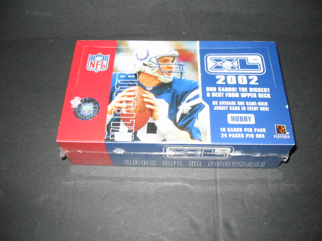 2002 Upper Deck XL Football Box (Hobby)