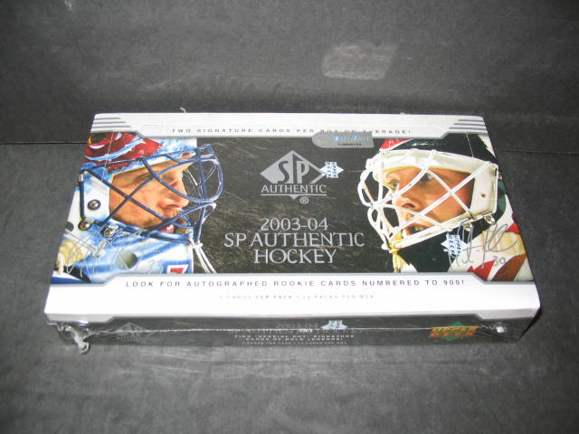 2003/04 Upper Deck SP Authentic Hockey Box