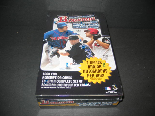 2003 Bowman Baseball Box (Hobby)