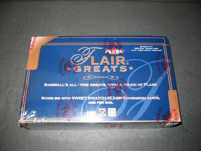 2003 Fleer Flair Greats Baseball Box (Hobby)
