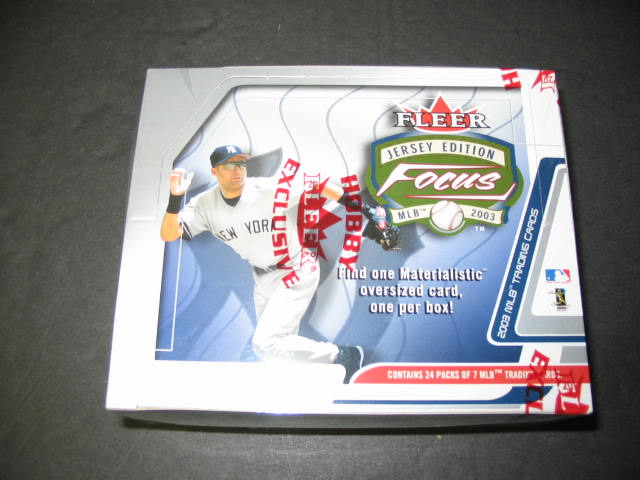 2003 Fleer Focus Jersey Edition Baseball Box (Hobby)