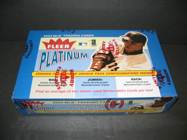 2003 Fleer Platinum Baseball Box (Hobby)