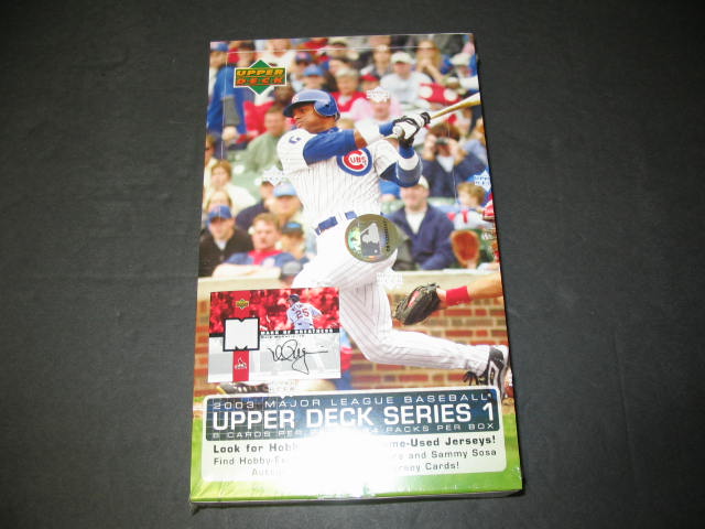 2003 Upper Deck Baseball Series 1 Box (Hobby)