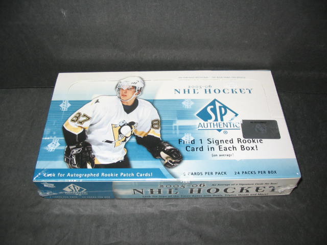 2005/06 Upper Deck SP Authentic Hockey Box (Hobby)