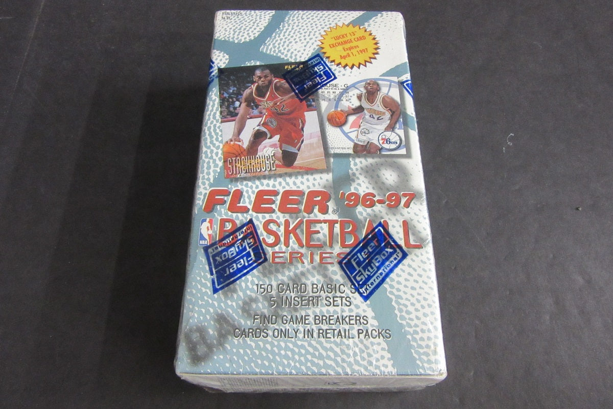 1996/97 Fleer Basketball Series 1 Box (Gravity) (Retail) (36/)