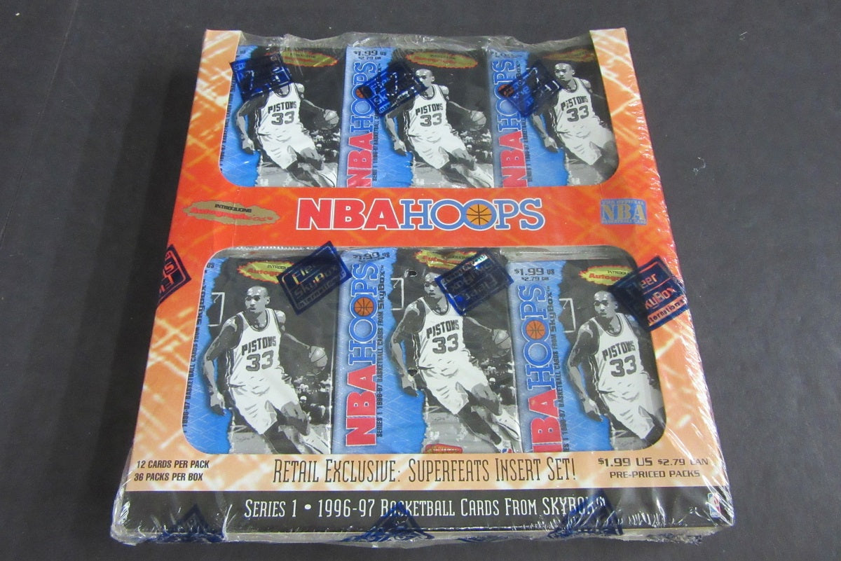 1996/97 Hoops Basketball Series 1 Box (Retail) (36/12) (Magazine)