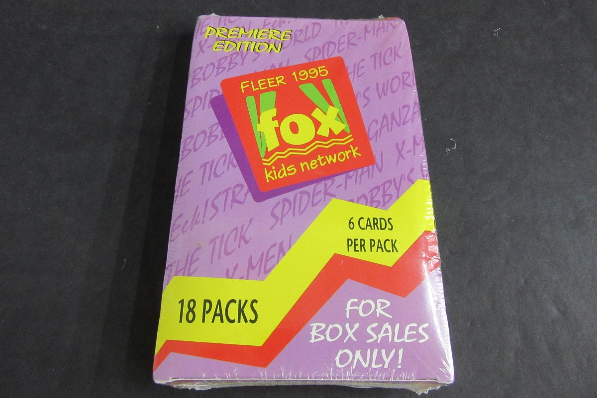 1995 Fleer Fox Kids Network Unopened Box (18/6)