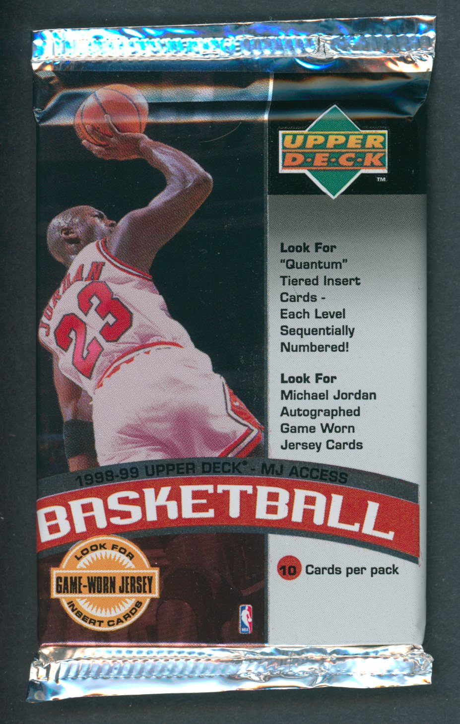 1998/99 Upper Deck Basketball MJ Access Unopened Series 2 Pack (Hobby) (10)