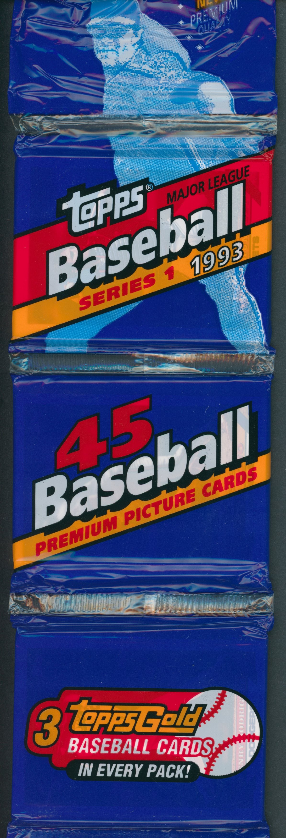 1993 Topps Baseball Unopened Unopened Series 1 Rack Pack