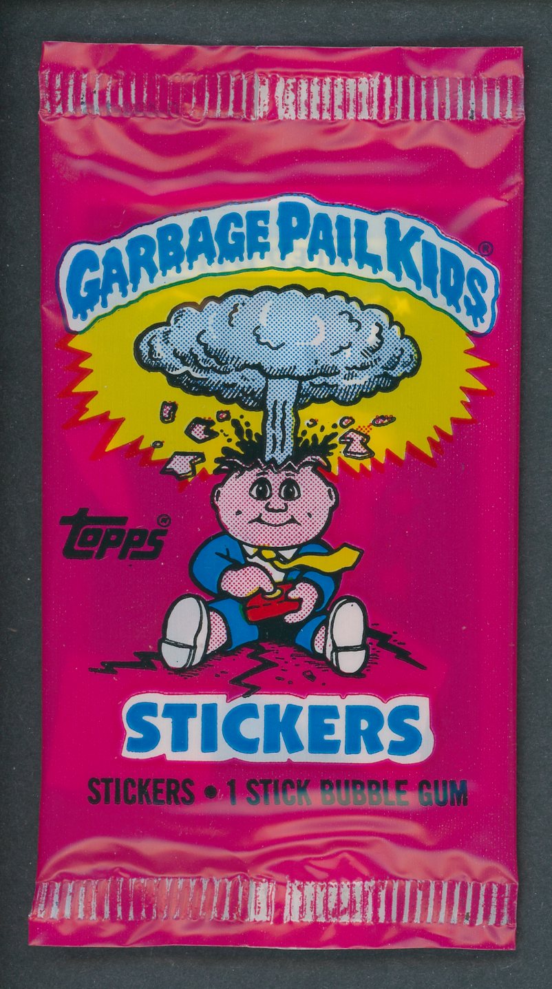 1986 Topps Garbage Pail Kids U.K. Series 1 Unopened Pack