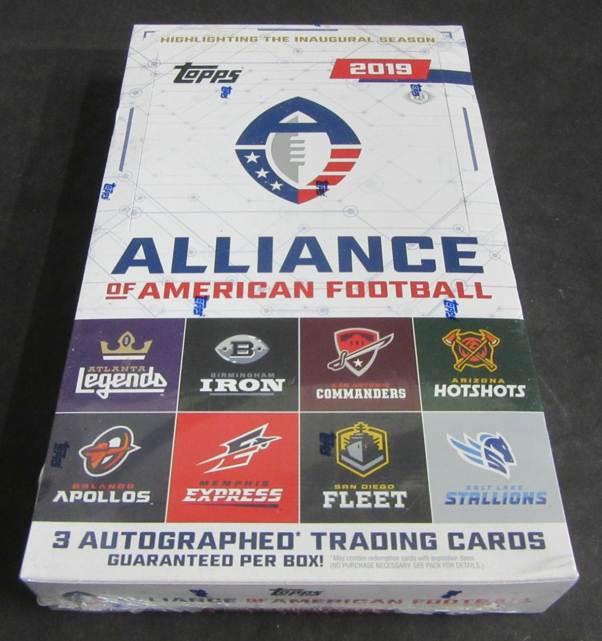 2019 Topps Alliance of American Football Box (Hobby) (24/10)