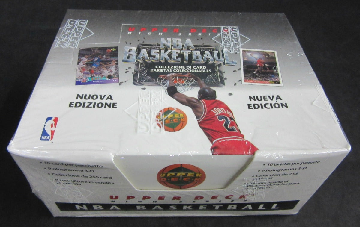 1992/93 Upper Deck Basketball High Series Box (Euro)