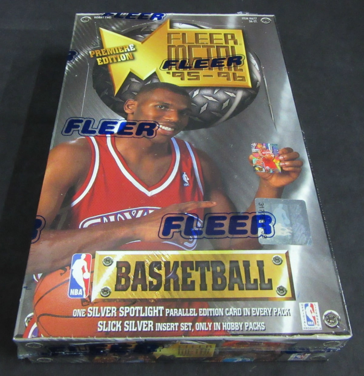 1995/96 Fleer Metal Basketball Series 1 Box (Hobby)