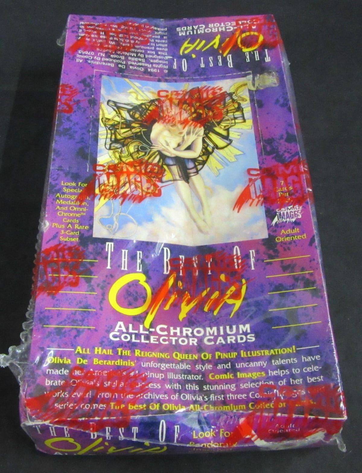 1994 Comic Images Best Of Olivia Chromium Cards Box