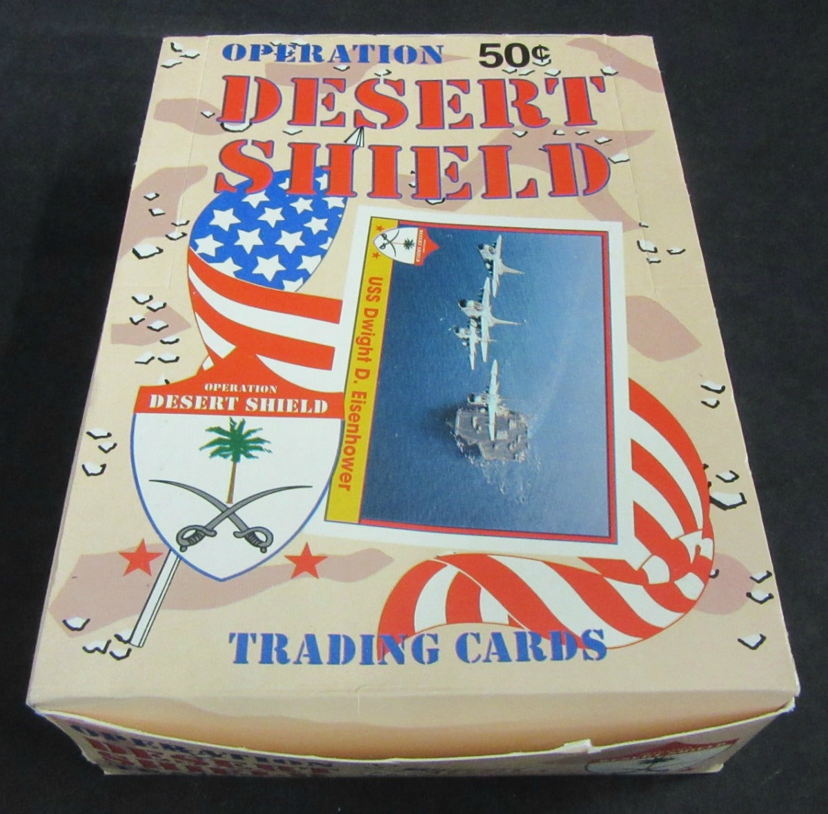 1991 Pacific Operation Desert Shield Trading Cards Box