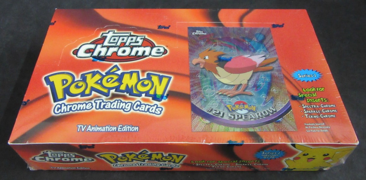 2000 Topps Chrome Pokemon T.V. Series 1 Box