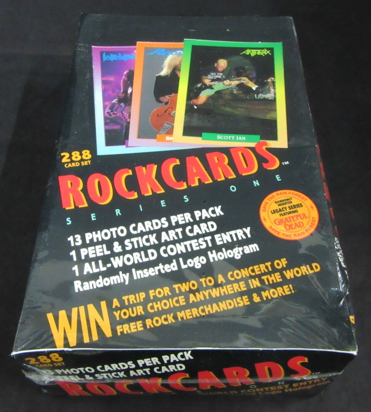 1991 Brockum RockCards Series 1 Box