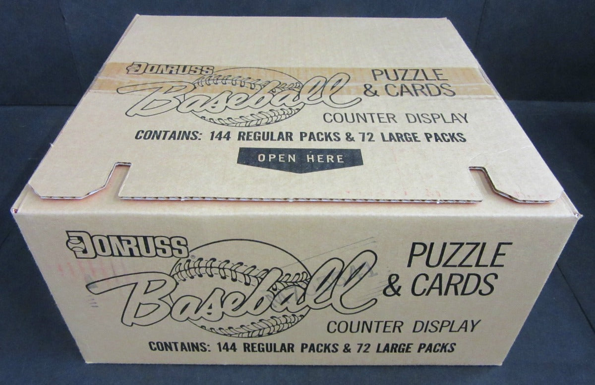 1987 Donruss Baseball Display Case (144/72) (Sealed)