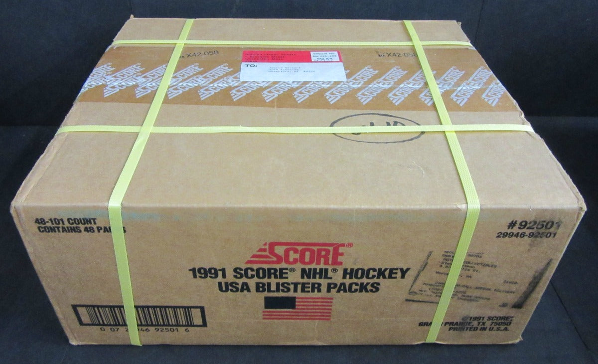 1991/92 Score Hockey Blister Case (US) (48 Count) 92501
