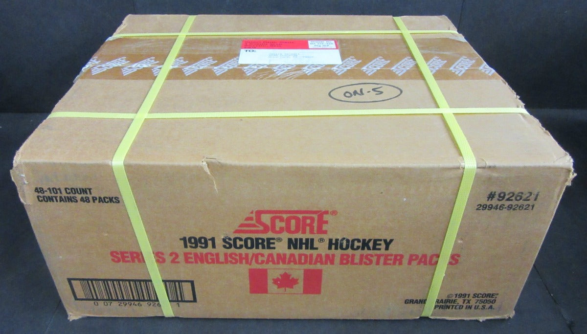 1991/92 Score Hockey Series 2 Blister Case (Can/Eng) (48 Count)92621