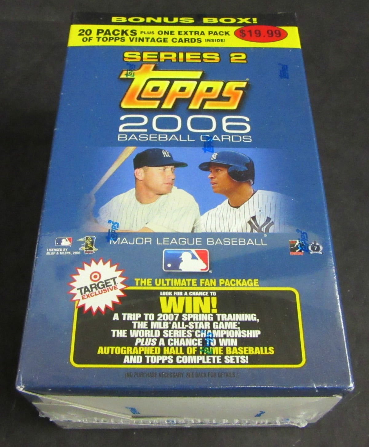 2006 Topps Baseball Series 2 Blaster Box (20/6 plus Vintage Pack)