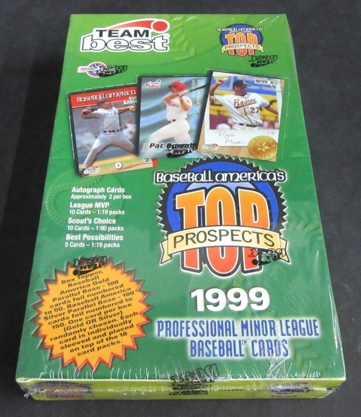 1999 Team Best Top Prospects Baseball Box