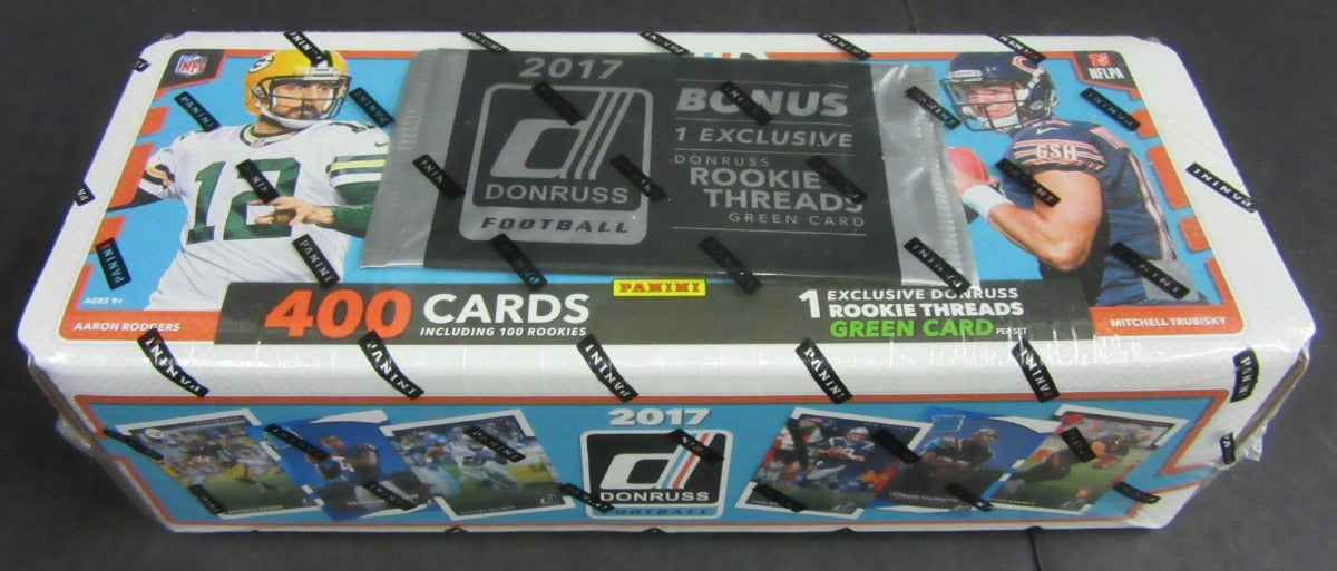 2017 Panini Donruss Football Factory Set (Rookie Threads Green Card)