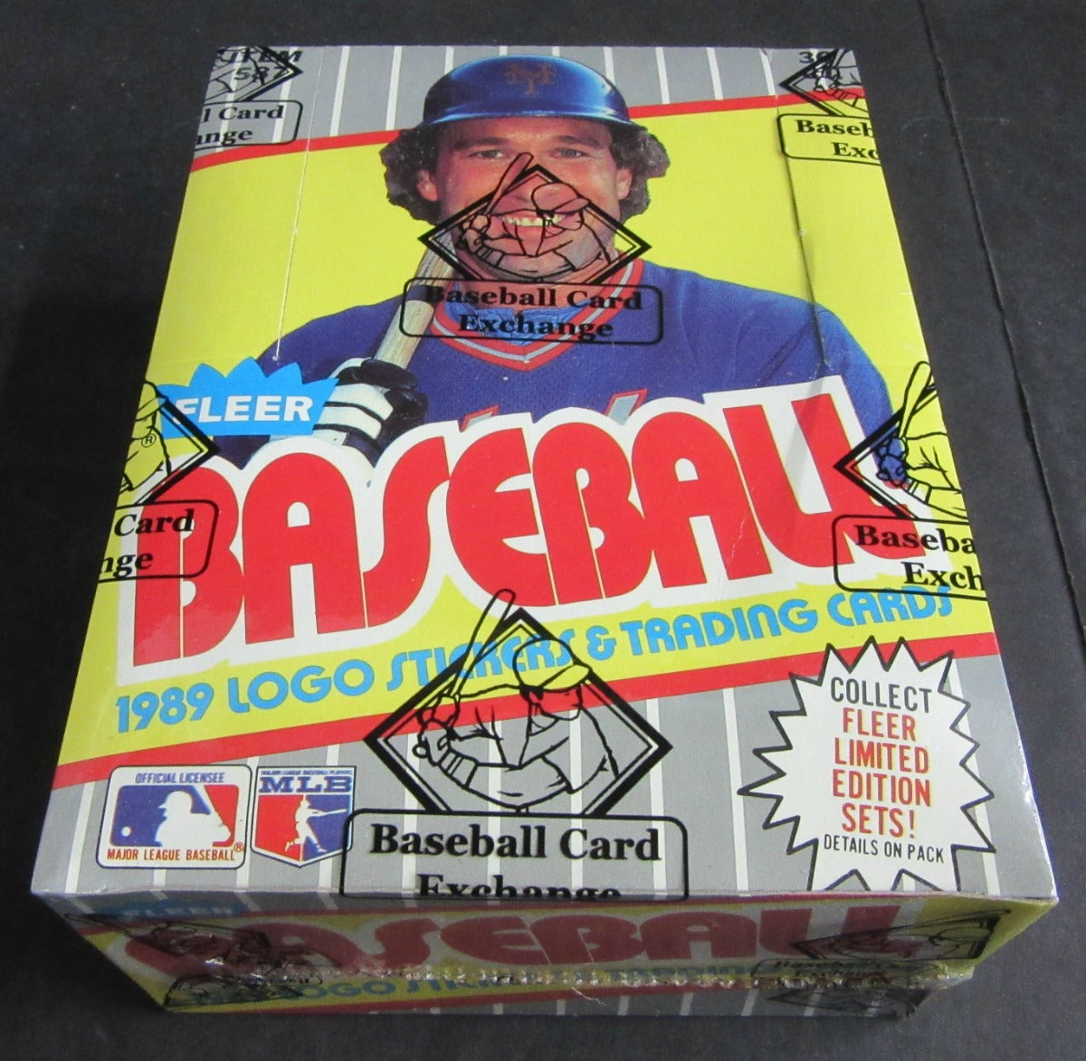 1989 Fleer Baseball Unopened Wax Box (FASC) (Code 90542)