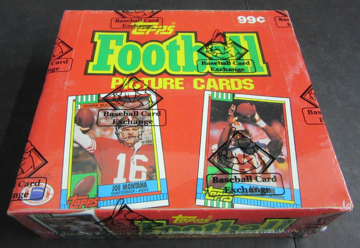 1990 Topps Football Unopened Cello Box (FASC)