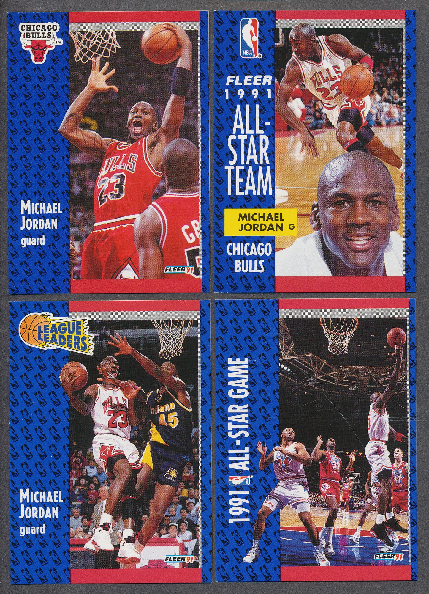 1991/92 Fleer Basketball Complete Series 1 Set NM/MT MT