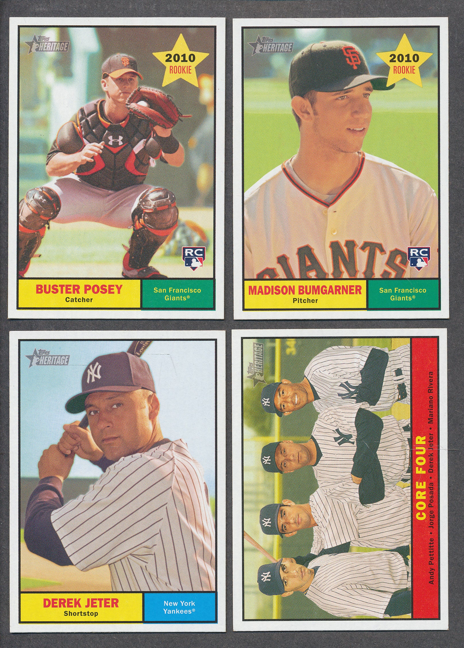 2010 Topps Heritage Baseball Complete Base Set NM/MT