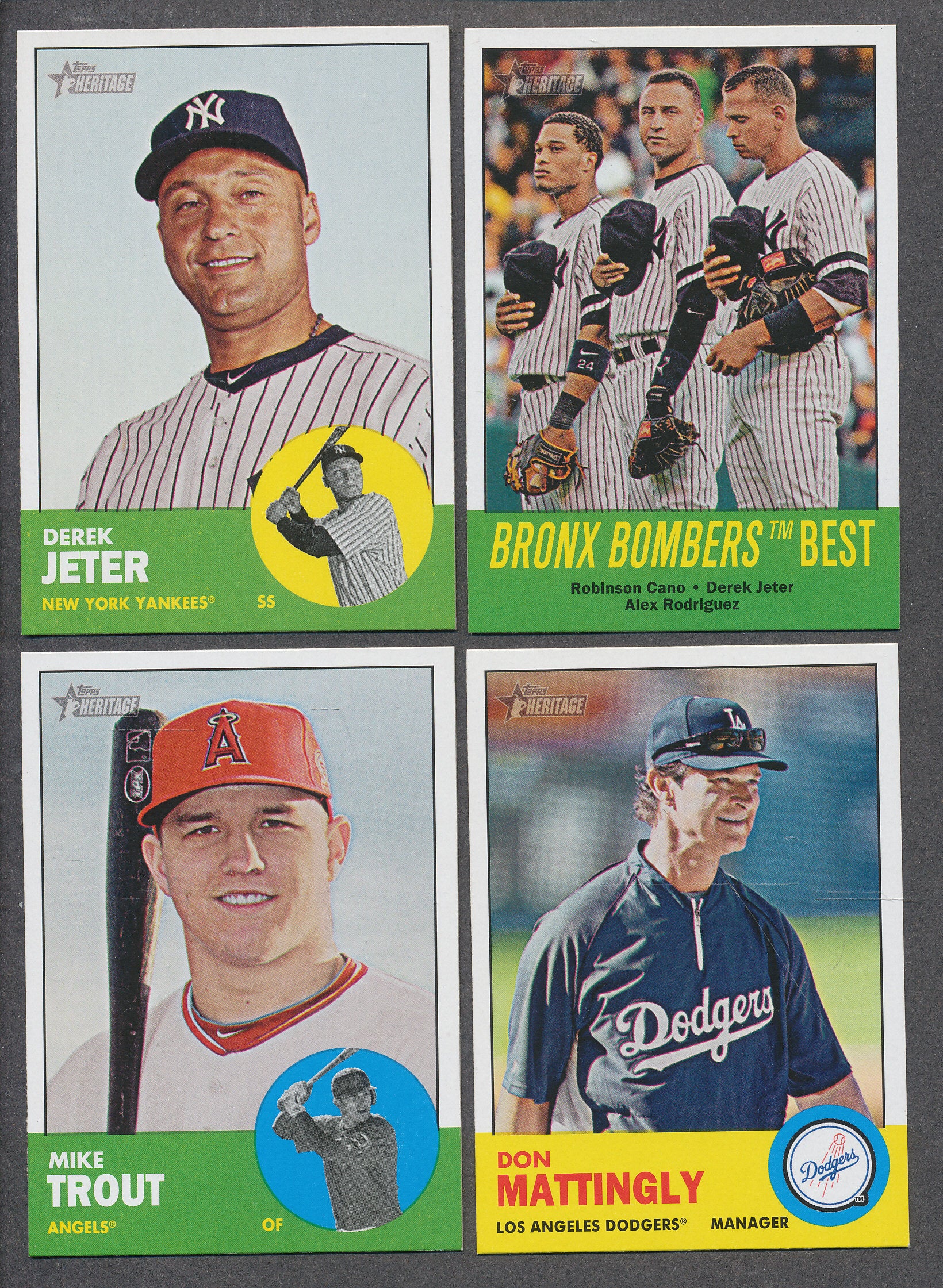 2012 Topps Heritage Baseball Complete Base Set NM/MT